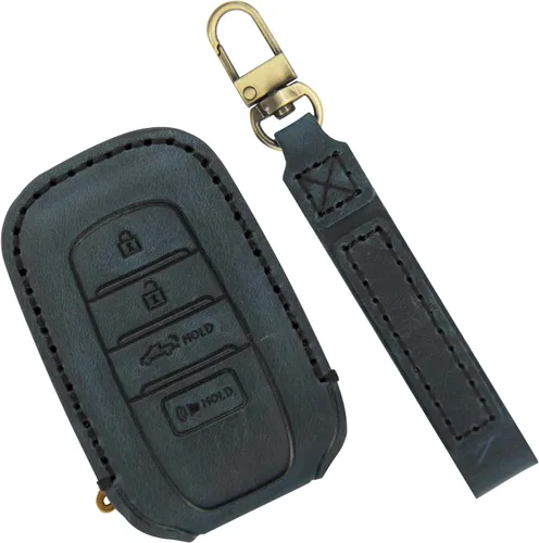 Miniatura 10 de Funda para Llavero para Accesorios Toyota Tundra 2022-2024 2025 2026, para Tacoma 2024 2025 2026 Cubierta de Llavero de Cuero, para Camry 2025 2026
