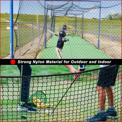 Miniatura 7 de Sports Netting - Heavy Duty Ball Net for Golf, Baseball, Hockey, Soccer