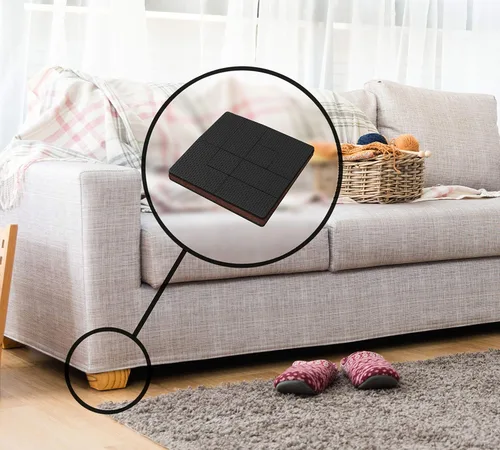 Miniatura 6 de Slipstick GorillaPads - Almohadillas antideslizantes para muebles de 4 pulgadas (precortadas para ajustar al tamaño) detienen el deslizamiento