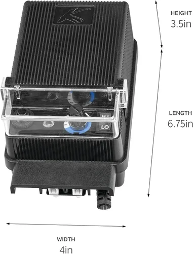 Miniatura 5 de Kichler Economy Series Transformer, acabado en negro
