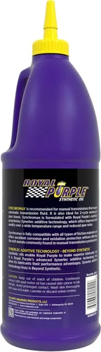 Miniatura 2 de Aceite sintético de transmisión manual de alto rendimiento de Royal Purple Synchromax