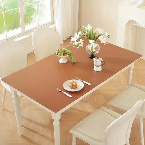 Miniatura 23 de Protector de mesa transparente de 12 x 36 pulgadas, 1.5 mm de grosor, cubierta de mesa de plástico impermeable, protector de mesa transparente