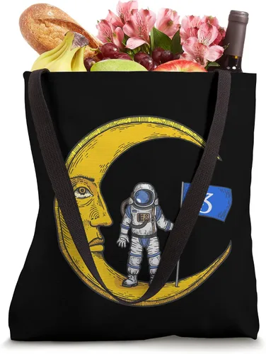 Miniatura 4 de Tezos Logo Crypto Flag On Moon To Hodl XTZ Bull Market Tote Bag