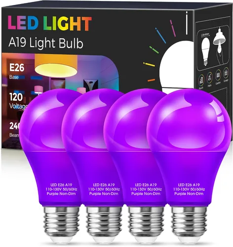 Miniatura 9 de Fulighture Paquete de 2 bombillas de inundación verdes, PAR38 de 15 W (equivalente a 100 W) E26, bombillas LED verdes de inundación para exteriores
