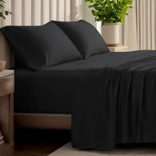 Miniatura 11 de Bare Home - Juego de sábanas de jersey 100% algodón orgánico, ultra suave, 100% algodón - Juego de sábanas y funda de almohada - Sábanas de bolsillo