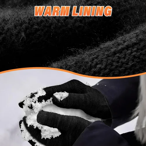 Miniatura 5 de ihuan Guantes térmicos de invierno para hombres y mujeres, guantes táctiles para clima frío para correr, ciclismo, senderismo, conducción