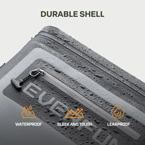 Miniatura 6 de EVERFUN Enfriador suave de 30 latas, portátil de 24 cuartos de galón, aislado, pequeña lonchera refrescante para hombres y mujeres, bolsa de hielo a