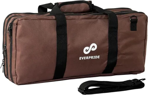 Miniatura 7 de EVERPRIDE - Bolsa para cuchillos de chef con capacidad para 20 cuchillos MÁS compartimento grande con cremallera para herramientas de cocina – Bolsa