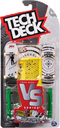 Miniatura 9 de Tech Deck Versus Series - Fingerboard Set of 2 with Obstacle, Trick Cards and Accessories (Random Selection - Assorted Products) for Fingerboarding