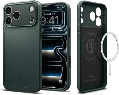 Miniatura 12 de Spigen Thin Fit MagFit Funda diseñada para iPhone 16 [Carcasa rígida] [Protección de grado militar] Compatible con MagSafe - Negro