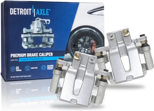 Miniatura 119 de Detroit Axle - 4 pinzas de freno para Honda Element 2003-2011 Pinzas de freno de disco con soportes 2004 2005 2006 2007 2008 2009 2010 reemplazo