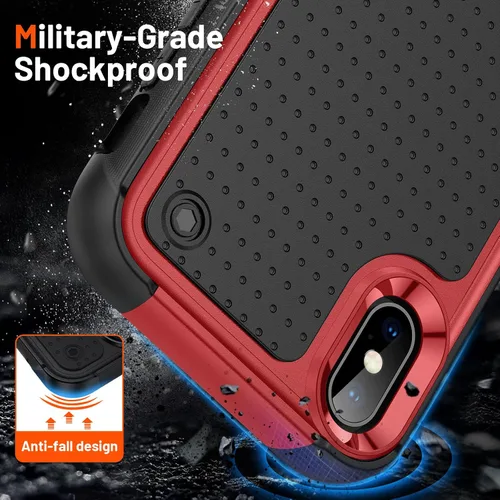 Miniatura 365 de Jeylly Funda para iPhone SE/Funda para iPhone 5S, Exterior de Plástico Duro que Absorbe Golpes + Interior de Silicona de Goma Defensor contra