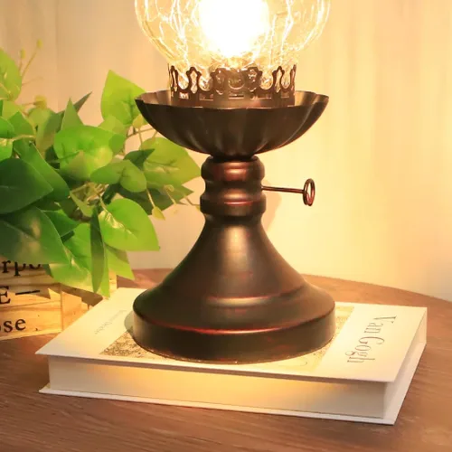 Miniatura 7 de Lámpara rústica, lámparas de mesita de noche retro, lámpara de granja, lámpara de dormitorio, lámparas para mesita de noche, lámpara de mesa