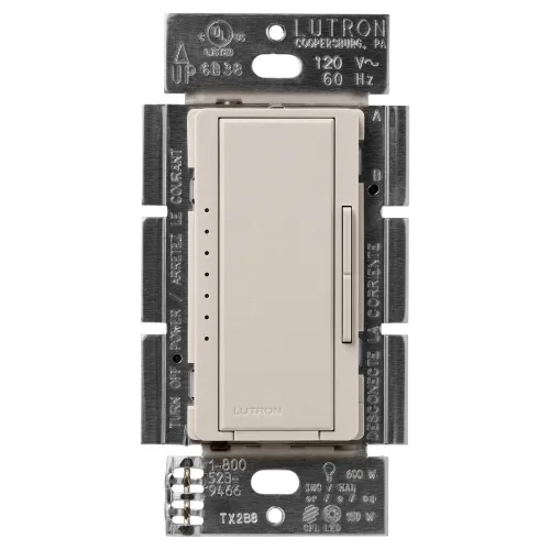 Miniatura 27 de Kit de interruptor regulador de intensidad Lutron Maestro LED+ para luces LED, halógenas e incandescentes regulables, 150W/3 vías o ubicaciones