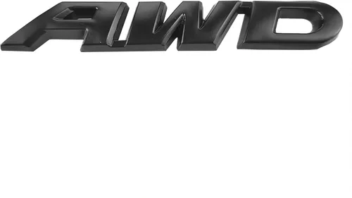 Miniatura 5 de OnlyYou.X AWD Emblema 3D Logo AWD calcomanía gruesa para camioneta y automóvil, 2 piezas de metal negro