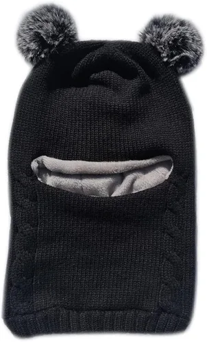 Miniatura 5 de Conjunto de gorro con bufanda invernales para bebés y niños, unisex