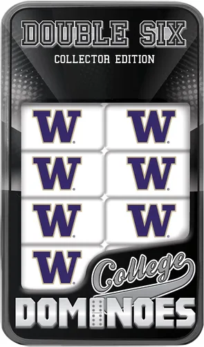 Miniatura 16 de MasterPieces Game Day - NCAA Alabama Crimson Tide - Juego de Dominó Doble Seis de 28 Piezas con Logo del Equipo