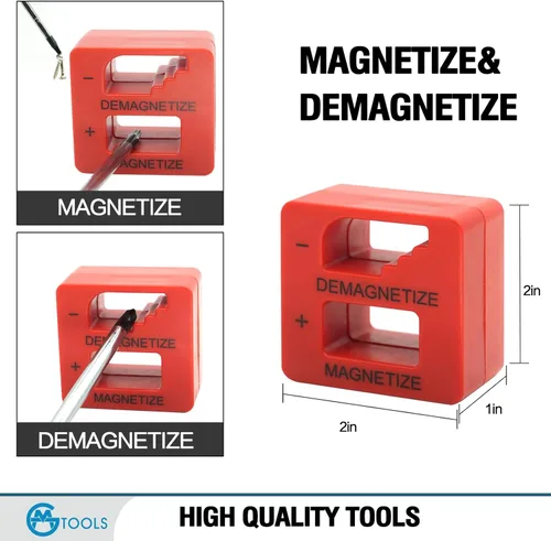 Miniatura 4 de GMTOOLS Juego de destornilladores magnéticos de 118 piezas, juego de destornilladores con estante de plástico, destornillador de precisión