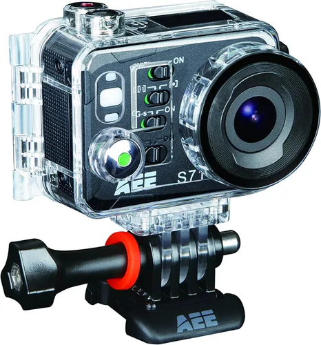 Miniatura 2 de AEE Tecnología Action Cam S71 4K 1080P 16MP Cuerpo delgado Wi-Fi Cámara de acción inalámbrica impermeable con LCD de 2.0 pulgadas (negro)