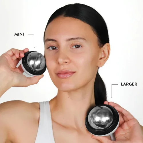 Miniatura 7 de Nurse Jamie Super-Cryo Massaging Orb – Stainless Steel Roller for Face & Body – Long-Lasting Cooling & Warming Therapy for Circulation, Recovery &
