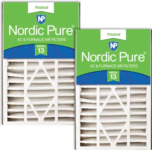 Miniatura 30 de Nordic Pure 16 x 25 x 5 (tamaño real: 15 5/8 x 24 1/8 x 4 7/8) Filtro de aire Air Bear Merv 8 de repuesto para reducción de olores de carbono puro