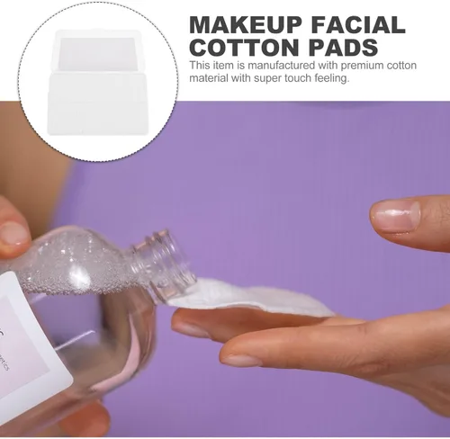 Miniatura 5 de FRCOLOR Almohadillas de algodón de maquillaje, 1000 unidades, rondas faciales finas para eliminación suave del maquillaje y cuidado de la piel