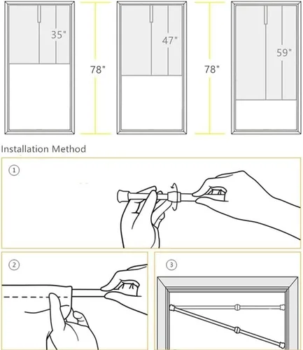 Miniatura 3 de Leowefowa Cortina tradicional japonesa Noren para tratamiento de ventana, tapiz de poliéster para cortinas divisoras de habitación, cocina