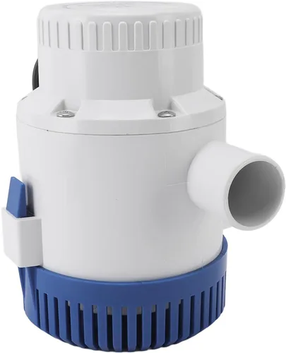 Bewinner Bombas de sentina 3700 GPH de 12 V y 24 V, bombas de sentina eléctricas sumergibles para plomería marina, bomba de sentina eléctrica