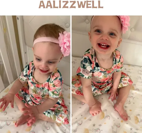 Miniatura 2 de Aalizzwell Vestido tipo body para bebé recién nacido