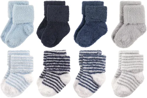 Miniatura 9 de Hudson Baby - Calcetines de algodón para bebés recién nacidos y Terry para niñas bebés