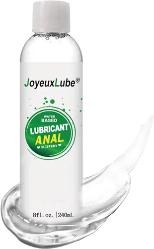 Lubricante anal a base de agua 8fl.oz Lubricante anal desensibilizante de larga duración suave resbaladizo para hombres, mujeres y parejas