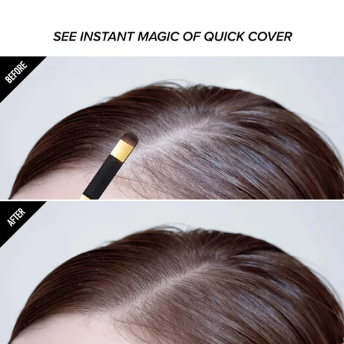 Miniatura 4 de KISS Cubierta rápida para retoque de raíces, sombra de cabello, marrón oscuro QCS02