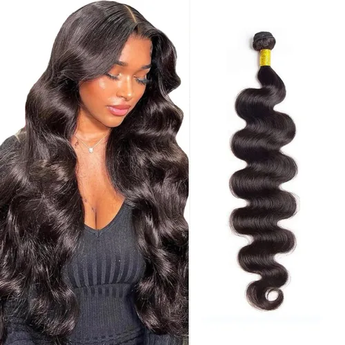 Miniatura 15 de 3 manojos de cabello humano 12A, ondulado, 100% sin procesar, cabello humano virgen brasileño de tejido rápido (14, 16, 18 pulgadas)