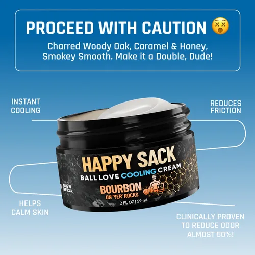 Miniatura 2 de Derm Dude Happy Sack Ball - Desodorante y crema cómoda para hombres, defensa del sudor antirozaduras, control de olores, desodorante e higiene sin