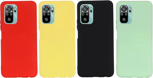 Miniatura 7 de Funda para Xiaomi Redmi Note 10S, Funda protectora de silicona líquida para Xiaomi Redmi Note 10S con cordón de silicona, cubierta delgada y suave a
