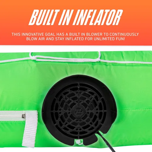 Miniatura 5 de Nerf NERF AirGoal - Juego de portería inflable de fútbol – objetivo juvenil instantáneo + pelota de fútbol de espuma – Inflado en 10 segundos