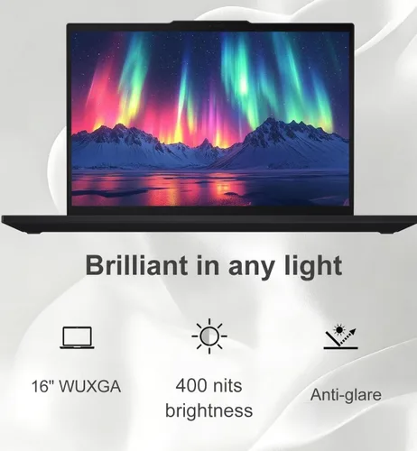 Miniatura 3 de Lenovo ThinkPad T16 G4 Business AI PC portátil, 16 pulgadas FHD+, Intel 12-Core Ultra 5 225U (>i7-1355U), cámara web IR, Thunderbolt 4, computadora