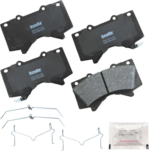 Miniatura 64 de Pastillas de freno delanteras cerámicas Bendix Priority1 CFC2302 para Hyundai Elantra 2021, Sonata 2022-2020, Kia K5 2023-2021