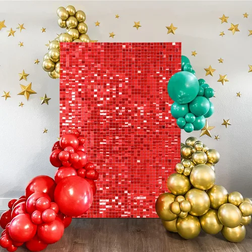 Miniatura 24 de Fondo negro brillante para pared, 3 x 4 pies, fondo de fotos de graduación con purpurina para fiestas, aniversarios, discotecas, cumpleaños