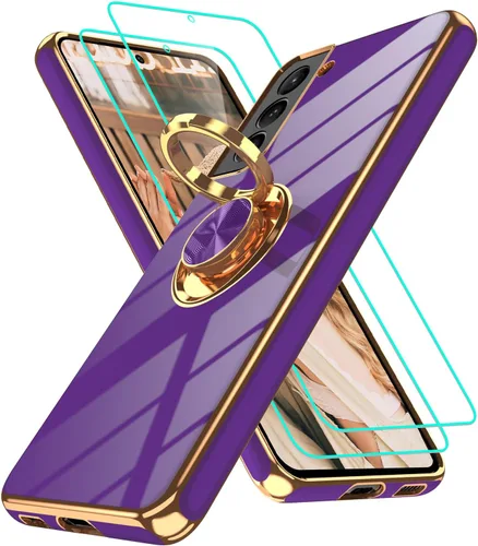 Miniatura 90 de Gritup Funda para Samsung Galaxy A14 5G: Funda Samsung A14 con 2 Protectores de Pantalla, Soporte de Anillo con Rotación 360°, Soporte Magnético