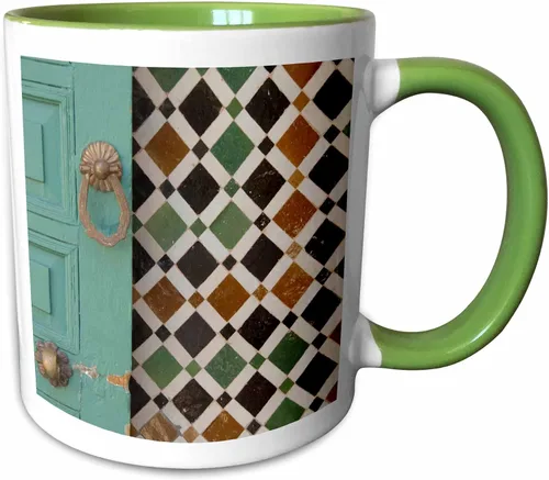 Miniatura 8 de 3dRose Danita Delimont – Moorish la Arquitectura – Marruecos, Islamic law courts, puerta de knocker-af29 cmi0032 – Cindy Miller Hopkins – Tazas