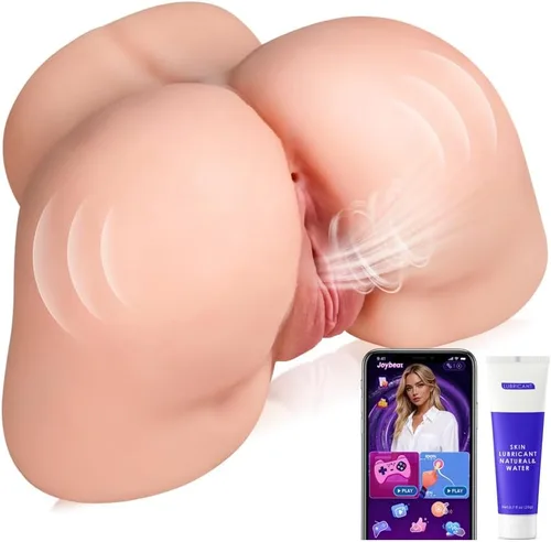 BIG SHOCKED Muñeca de sexo vibrante AI Sync para hombres, juguete sexual masculino, 12 vibraciones, muñecas de bolsillo, masturbador masculino