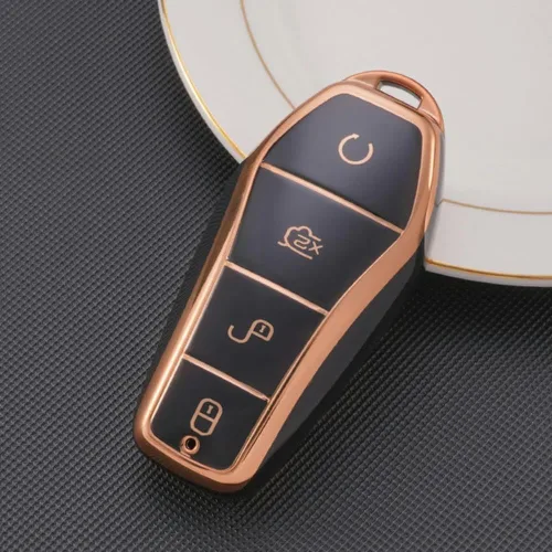 Miniatura 8 de Funda de TPU para llave de coche, para BYD Tang EV600 Han EV Yuan Plus ATTO 3 Song Plus Pro MAX DMI MAX Qin, BlackA