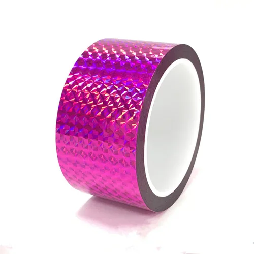 Miniatura 9 de Cinta reflectante holográfica autoadhesiva, cinta reflectante holográfica para mantener alejados a los pájaros, proyectos de manualidades, arte
