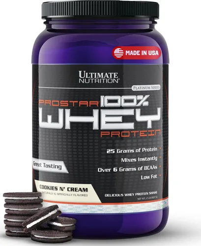 Miniatura 25 de Ultimate Nutrition Prostar - Mezcla de proteína de suero en polvo de concentrado de suero aislado y péptidos, baja en carbohidratos, apta para dieta