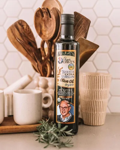 Miniatura 7 de Papa Dave's Aceite de oliva virgen extra orgánico certificado por USDA, contiene polifenol primero prensado en frío, aceite de oliva rico