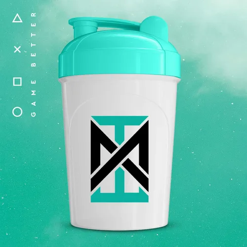 Miniatura 4 de MIXT Energy Botella agitadora, botella agitadora de 16 onzas, sin BPA y tecnología de mezcla de tapa (16 oz, negro)