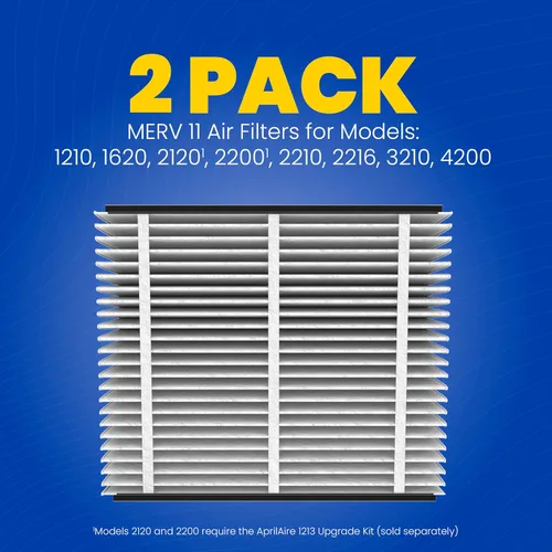 Miniatura 17 de AprilAire 210 Filtro de repuesto para purificadores de aire para todo el hogar de AprilAire, filtro para aire limpio y sin polvo MERV 11, de 20 x 25