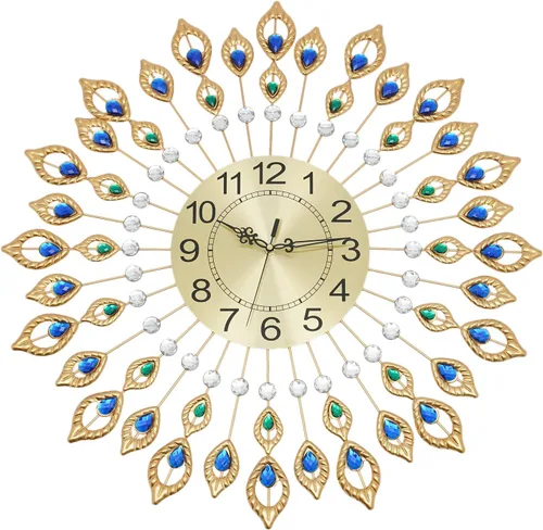 Miniatura 12 de Reloj de pared Reloj de péndulo 3D Forma de ojo Diseño moderno Decoración de arte para oficina en casa