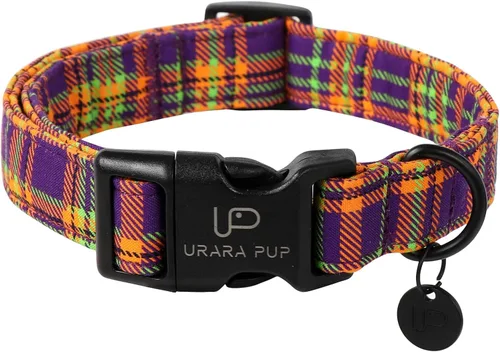 Miniatura 46 de Collar de Perro de Halloween con Hebilla de Metal Collar de Perro de Calabaza de Regalo para Perros Pequeños Medianos Grandes Niñas o Niños Collares